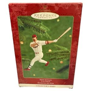 2000 Hallmark Keepsake Ornament. Mark McGwire at the Ballpark Collector’s Series